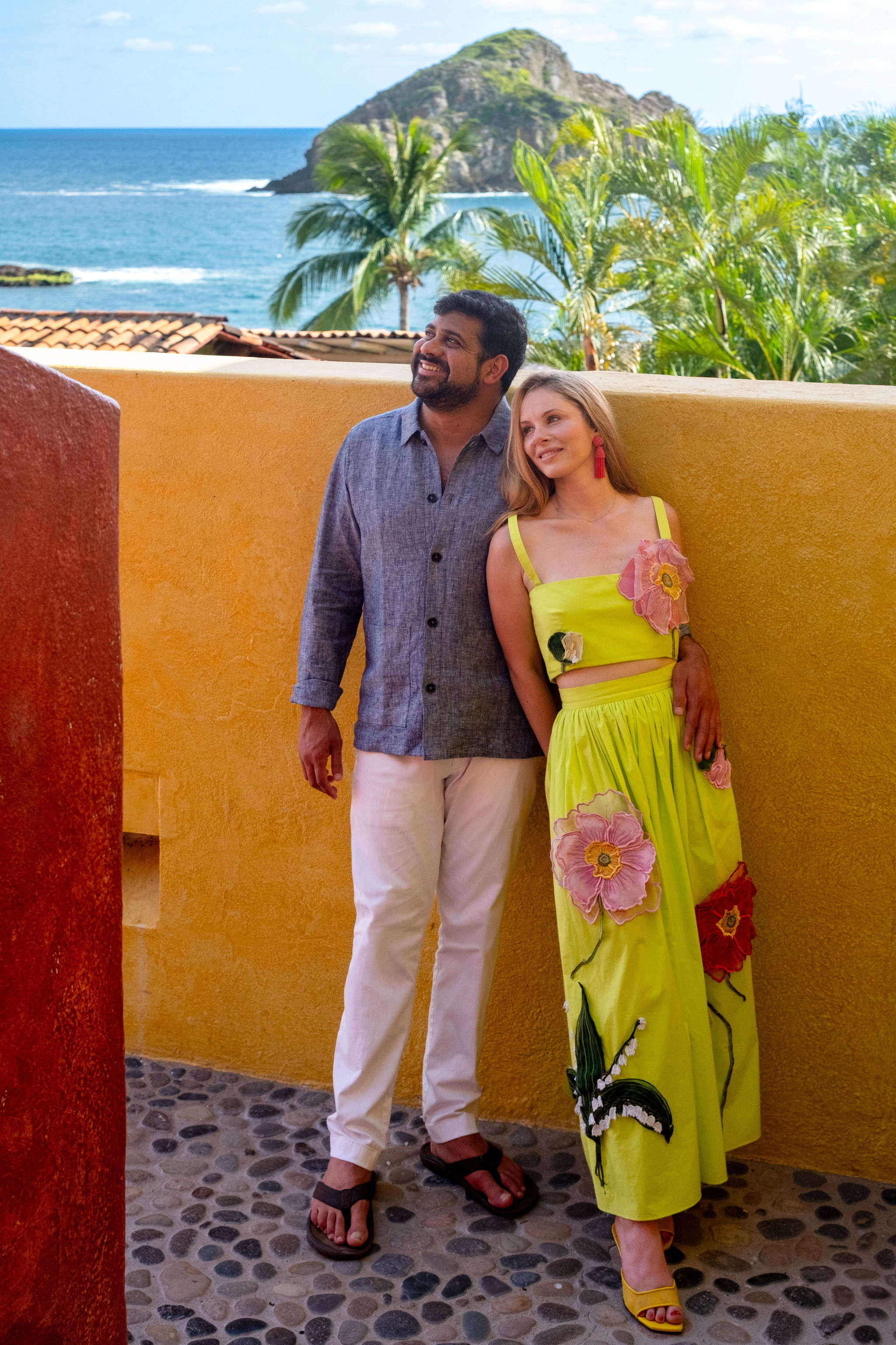 Zoe and Vik in Careyes
